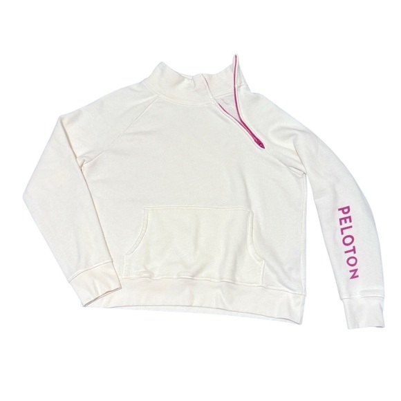 Women’s Peloton Incline Side Zip Pullover Sweatshirt Size Medium - Picture 3 of 8